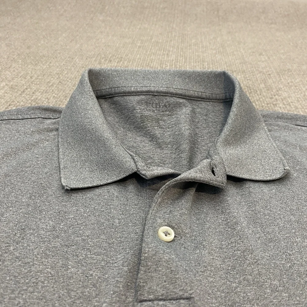 Polo Ralph Lauren Polo Shirt Men XXL Gray Performance Stretch Jersey Golf Preppy